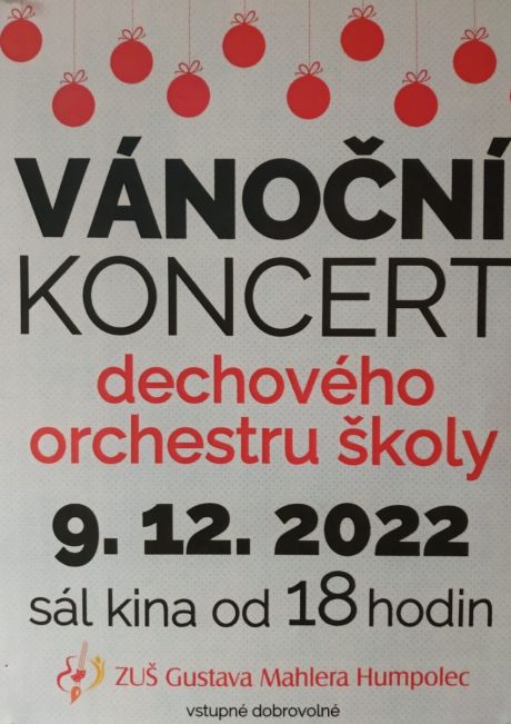 Koncert dechového orchestru 9.12.2022