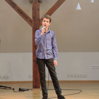 Vánoční pěvecké vystoupení žáků třídy Jany Borkové, 7. 12. 2016