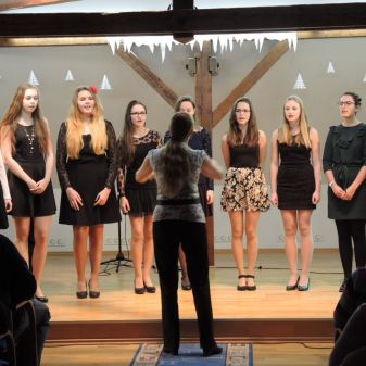 Vánoční pěvecké vystoupení žáků třídy Jany Borkové, 7. 12. 2016