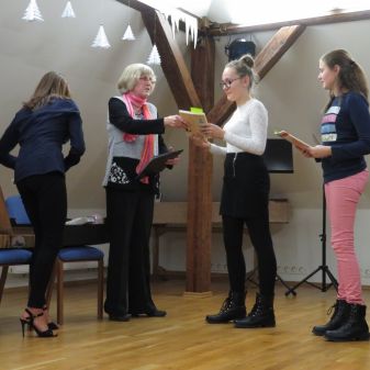 Výtvarný obor - Předávání ocenění ze soutěží