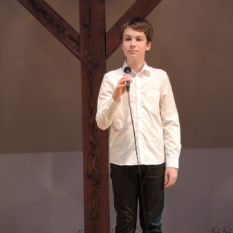 Třídní pěvecká vystoupení žáků Jany Borkové, duben 2016