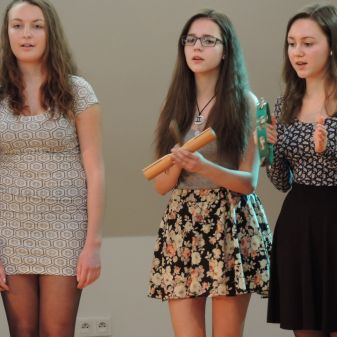 Třídní pěvecká vystoupení žáků Jany Borkové