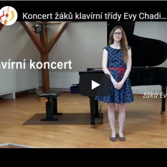 Klavírní koncert žáků Evy Chadimové