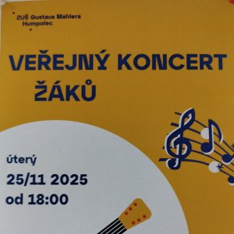 Veřejný koncert žáků