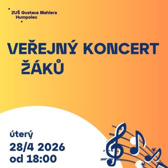 Veřejný koncert žáků