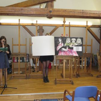 Obhajoby absolventských prací a předávání ocenění z výtvarných soutěží, květen 2016