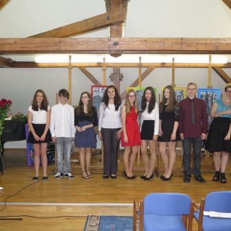 Obhajoby absolventských prací a předávání ocenění z výtvarných soutěží, květen 2016