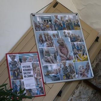 Výstava keramiky Baletky na zámku v Žirovnici