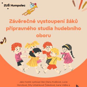 Závěrečné vystoupení žáků přípravného studia