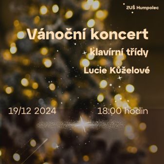 Koncert třídy Lucie Kůželové