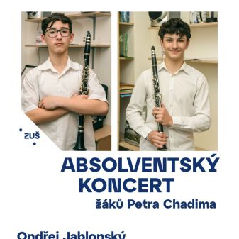 Absolventský koncert Ondřeje Jablonského a Františka Boháče