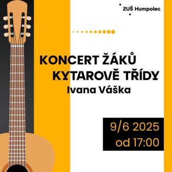 Koncert žáků kytarové třídy