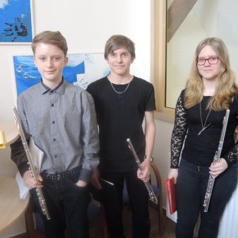 Okresní kolo - dechové nástroje, Humpolec 26. 2. 2016