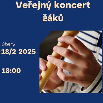 Koncert žáků 18. 2.