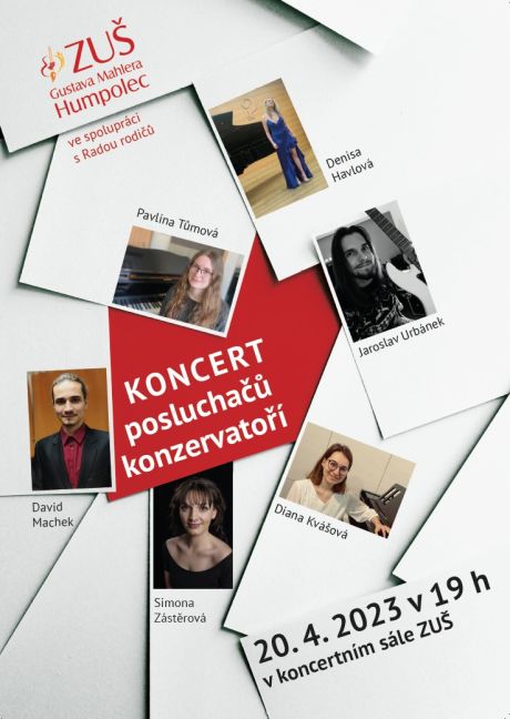 Koncert Posluchačů plakát