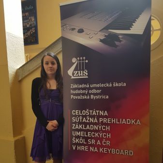 10. medzinárodná súťažná prehliadka základných umeleckých škôl SR a ČR v hre na keyboard,11. 4. 2017, Považská Bystrica, Slovensko