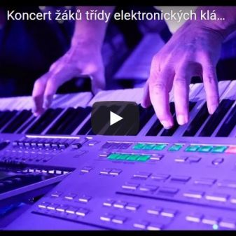 Koncert žáků třídy elektronických klávesových nástrojů