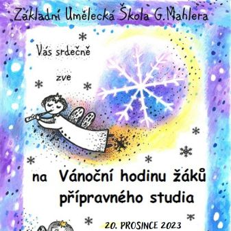 Vánoční hodina žáků přípravného studia