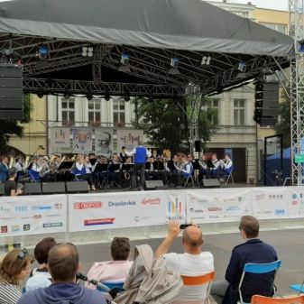 Kmochův Kolín - vystoupení Dechového orchestru mladých