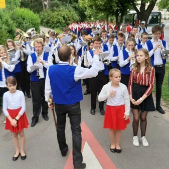 Kmochův Kolín - vystoupení Dechového orchestru mladých