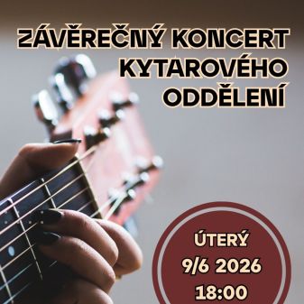 Závěrečný koncert kytarového oddělení