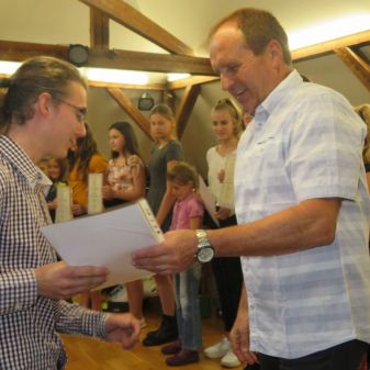 Předání cen z mezinárodních a celostátních soutěží