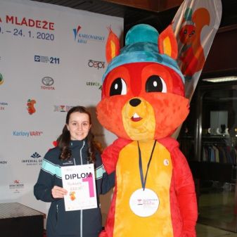 Michaela Krejčí na Zimní olympiádě dětí a mládeže