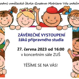 Vystoupení žáků přípravného studia